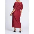 thumbnail image 2 of ELOQUII Women's Plus Size Draped Plisse Dress, 2 of 2