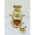 thumbnail image 2 of Oil Lamp Lantern Vintage Yellow Glass Clear Oil Lamps for Indoor Use Home Decor Lighting Yellow Glass Kerosene Lamp Rustic Classic Old Oil Lantern Antique Chamber Hurricane Lamp, 2 of 5