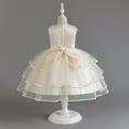 thumbnail image 5 of Godderr Kids Baby Girls Dresses Flower Girl Dresses for Wedding Girls Sequin Dress Tulle Dress Girls Wedding Guest Dress Girls Tutu Dress Party Dresses for Toddlers Girls Birthday Dress for 2-10Y, 5 of 7