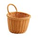 thumbnail image 5 of Cesta de almacenamiento tejida colgante, cesta organizadora de baño, decoración del hogar, cocina Marrón oscuro, 5 of 9