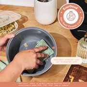 Beautiful 14-Cup Cooked, 6-Cups Uncooked Electric Rice and Grain Cooker, EverGood Ceramic Nonstick Coating, Black Sesame by Drew Barrymore