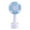 Light blue, variant on Small Portable Fan, Powerful Handheld Mini Fan, Cute Design 4 Speed Small Desk Fan, Lightweight Makeup USB Rechargeable Fan for Stylish Girl Women Travel Indoor Outdoor