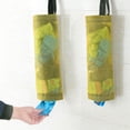 thumbnail image 2 of Soporte para bolsa de comestibles para el hogar, dispensador de soporte de bolsa de plástico para montaje en pared, almacenamiento colgante, Almacenamiento y organización del hogar Amarillo Inteprter JJ17820-01B, 2 of 6