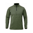 thumbnail image 1 of Qarigey Jersey de capa Base con media cremallera para hombre, camiseta cálida transpirable de manga larga para niños, ropa interior térmica para Camisetas Verde METRO Qarigey AP013080-12, 1 of 6