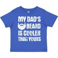 thumbnail image 3 of Inktastic My Dad's Beard is Cooler Than Yours in White Boys Toddler T-Shirt, 3 of 5