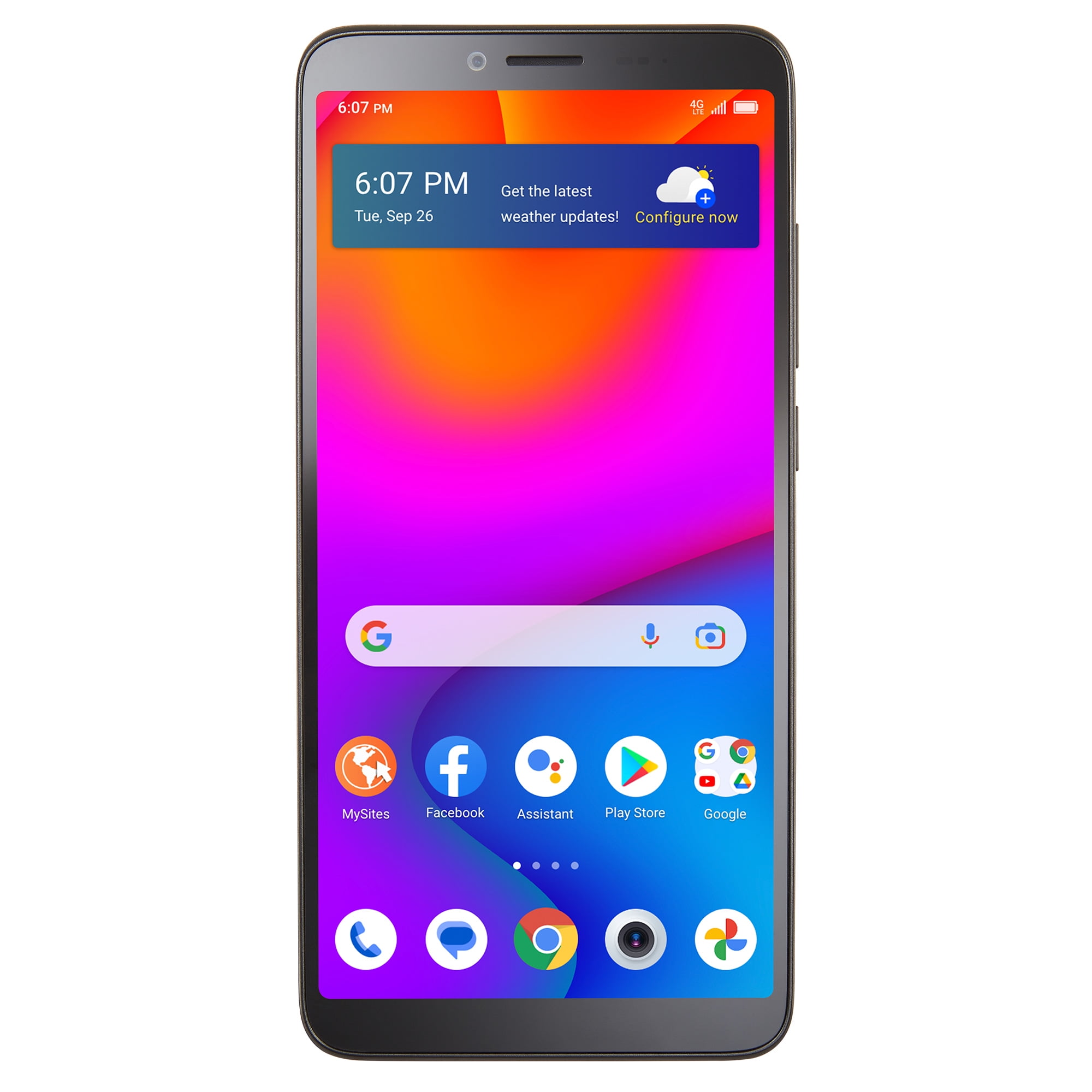 Total By Verizon TCL ION V, 32GB, Black - Prepaid Smartphone [Locked to Total By Verizon]