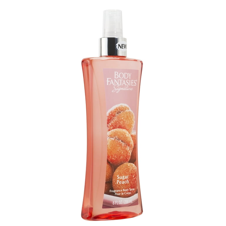 Body Fantasies Signature Sugar Peach Body Spray By Parfums De Coeur - 8 oz Body Fantasies Signature Sugar Peach Body Spray By Parfums De Coeur - 8 oz