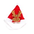 thumbnail image 3 of Minkissy 1Set Christmas Pet Hat Cat Costumes For Pets Red Cloth For Holiday Celebration, 3 of 8
