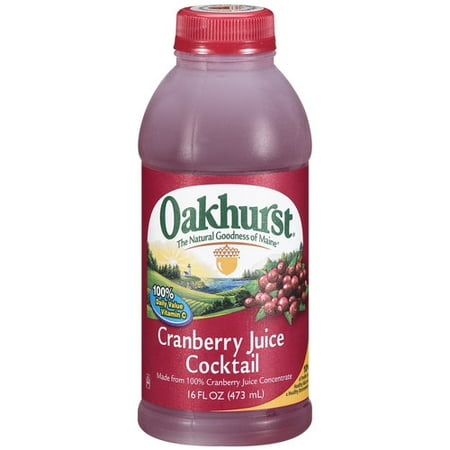 Oakhurst Cranberry Cocktail Juice, 16 fl oz