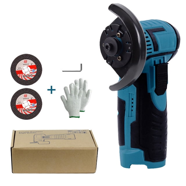 Amoladora Angular Sin Escobillas de 12V 19500Rpm Herramienta de Molienda Recargable Mini MáQuina Pulidora para Cortar Juego de Amoladora de Diamante