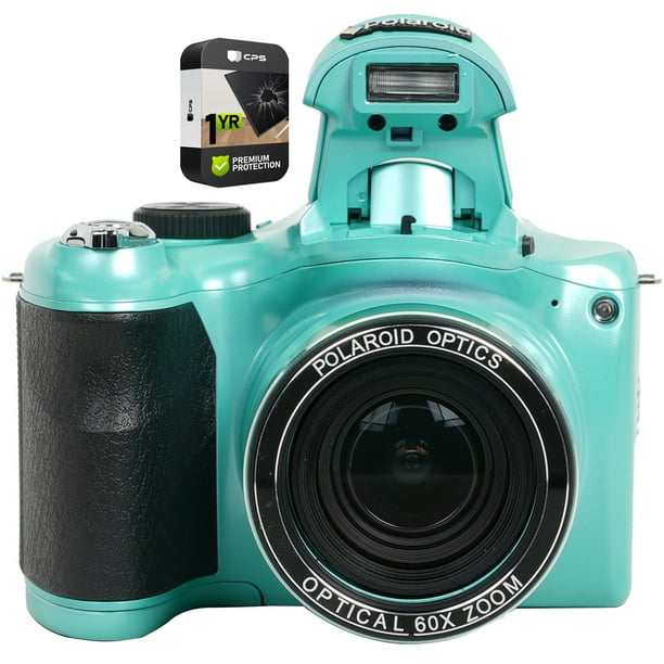 Polaroid IE6035TEALSTK4 18MP 60x Optical Zoom Digital Camera Teal