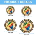 thumbnail image 6 of DR Congo Travel Decor Suncatcher Stained Glass Window Hanging, Gift for Traveller, Collection of Country Travel Souvenirs for Family and Friends, DR Congo Map and Flag Décor, 6 of 6