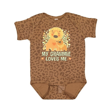 

Inktastic Grammie Loves Me Gift Baby Boy or Baby Girl Bodysuit