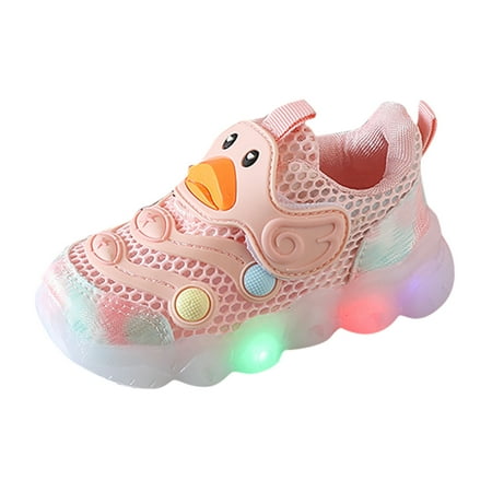 

XINSHIDE Children Sports Light Small White Shoes Light Board Shoes Non Slip Soft Bottom Toddler Shoes Casual Kids Shoes