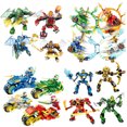 thumbnail image 2 of Bloques de construcción de dragón ninja, minifiguras compatibles, kit de ladrillos, modelo de película clásica, juguetes para niños, 2 of 5