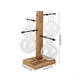thumbnail image 5 of Innovative Hydroponic Vase with Wooden Stand Transparent Desktop Flower Vase for Home, 5 of 5