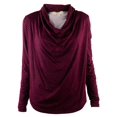 thumbnail image 4 of Women's Draped Herringbone-Print Blouse Top-SP-XS, 4 of 5