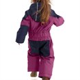 thumbnail image 4 of ATOGUTA Snow Suit for Kids Overalls Ski Suits Jackets Coats Jumpsuits Winter Outdoor Waterproof Purple, Kids Jackets 1T-15, 4 of 5
