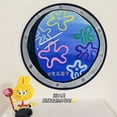 thumbnail image 2 of * pegatinas de equipaje * Pegatina de Ventana de Bob Esponja Decorativa Impermeable Autoadhesiva ins Biqiburg Inodoro Dormitorio Transformación de Dibujos Animados huangjie unisex, 2 of 2