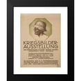 thumbnail image 2 of Eduard Adrian Dussek 15x18 Black Modern Framed Museum Art Print Titled - War Picture Exhibition (1918), 2 of 5
