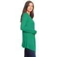 thumbnail image 2 of Women's Solid Casual Basic Comfy Loose Fit Long Sleeve Open Front cardigan, 2 of 4