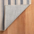 thumbnail image 3 of Dash & Albert Nimes Ticking Machine Washable Rug, 5' x 8', Neutral, 3 of 7