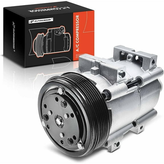 A-Premium AC Compressor with Clutch Compatible with Ford Ranger 2001-2011 Mazda B2300 2001-2009 L4 2.3L