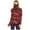 Wine, variant on Wxolcjlv Women's T Shirt Tie-Dye Print Turtleneck Long Sleeve T-Shirt Casual Loose Face Mask Dustproof Fashionable Tshirt