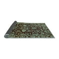 thumbnail image 2 of Ahgly Company Indoor Square Abstract Light Blue Modern Area Rugs, 5' Square, 2 of 4