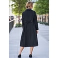 thumbnail image 3 of Jessica London Women's Plus Size Trapeze Wool-Blend Coat, 3 of 5