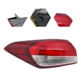 thumbnail image 4 of Left Side Outer Tail Light Halogen Taillamp Tail Light Assembly Red 12V For 2017 2018 Kia Forte Sedan, 4 of 18