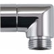 thumbnail image 1 of Adaptador de cabezal de ducha de latón macizo cromado, adaptador de codo para brazo de ducha que garantiza resistencia a la corrosión, ángulo de ducha ajustable de 90 grados para duchas de mano o de, 1 of 4