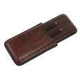 thumbnail image 5 of Leather Cigar Holder Travel Portable Soft Touch Elegant Breathable Cigar Case for Gift Giving, 5 of 5