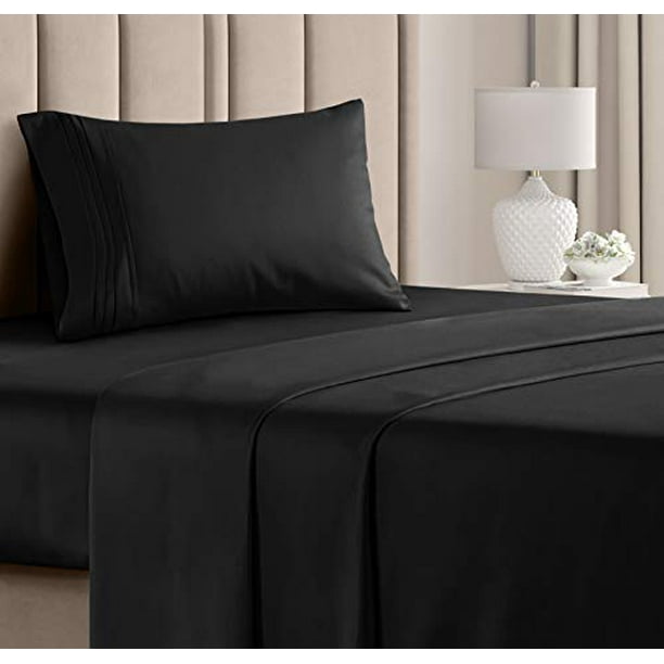 Twin XL Sheet Set 3 Piece College Dorm Room Bed Sheets Hotel