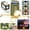 Green, variant on RELOIVE LED Camping Lantern,Battery Powered Solar Lanterns,6 Light Modes IPX4 Waterproof,Portable Hanging Collapsible Camping Lights for Outdoor,Home,Emergency