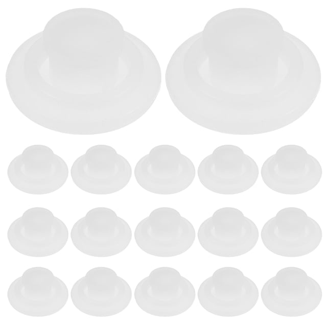 20 tapones de silicona para vasos de agua, tapas de silicona para vasos, tapones para vasos, accesorios para botellas de 10 mm de diámetro.