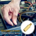 thumbnail image 5 of Uxcell 20 Pack Male to Female Thread Spacer Screws, M4 x 15mm + 6mm Brass Hex Standoff Screws PCB Motherboard for Drone Quadcopter, Computer and Circuit Board, 5 of 6