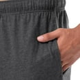 thumbnail image 4 of Fruit of the Loom Men's Extended Sizes Jersey Knit Sleep Pajama Lounge Pant - Charcoal Heather, 4 of 6