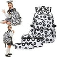 thumbnail image 1 of WHEANG Donut Printed School Backpack For Girls Backpack With Lunch Box Lightweight Water Kids Bookbags Set, 1 of 9