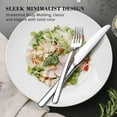 thumbnail image 6 of 24 Piece Silverware Set for 4, Premium Stainless Steel Cutlery Set, Utensil Sets, Flatware Sets for 4, Forks Spoons and Knives Set Dishwasher Safe for Home Kitchen, 6 of 8