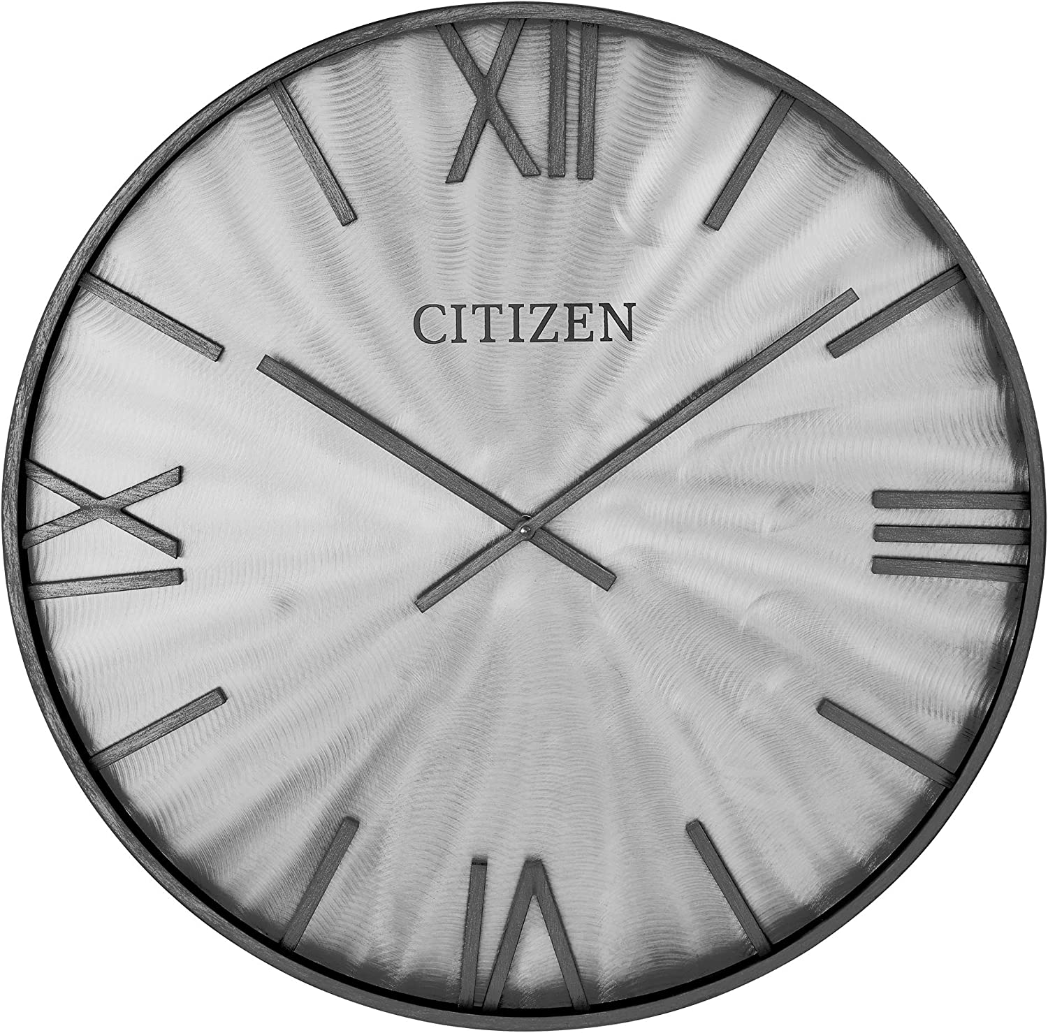 Citizen Clocks Gallery 24 in. Industrial Metal Wall Clock