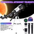 thumbnail image 2 of iMeshbean Telescope 70mm Aperture 300mm - for Kids & Adults Astronomical Refracting (15X-150X) Portable Travel Telescope with Finder Scope, Tripod Phone Adapter, 2 of 13
