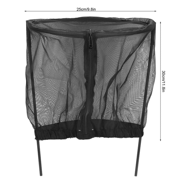 Jaula Para Insectos, Red De Alimentación De Transmisión De Luz Multiusos, Poliéster Plegable Con Bandas Elásticas Para Observación De Insectos