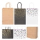 thumbnail image 3 of KAKOWELY 24 bolsas de papel decorativas con asas para regalo de cumpleaños, bodas y fiestas., 3 of 5