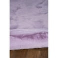 thumbnail image 5 of Linon Maven Faux Rabbit Polyester 7'6" X 9'6" Area Rug in Purple, 5 of 8