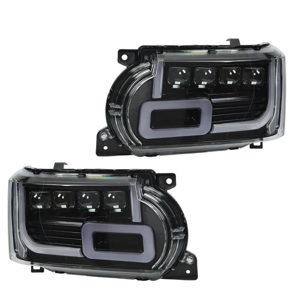 Aqxreight LED Headlight Assembly,Car Full LED Matrix Headlights Projector Replacement For L322 Facelift 2010 To 2012