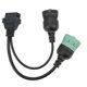 thumbnail image 5 of Cable De Escáner Divisor OBD2 Y, Resistencia A La Oxidación Cable OBDII De 6 Pines Y 9 Pines Alta Flexibilidad Fácil De Usar Eficiente Para Camiones, 5 of 7