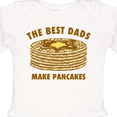 thumbnail image 4 of Inktastic Best Dads Make Pancakes Boys or Girls Long Sleeve Baby Bodysuit, 4 of 5