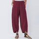 thumbnail image 1 of WILLBEST Pantalones Casuales de Verano: Pantalones Cómodos de Talla Grande para Mujer con Un Ajuste Relajado y Elegante. Extra Chica, 1 of 5