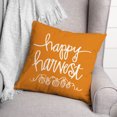 thumbnail image 3 of Creative Products Orange Happy Harvest 18 x 18 Spun Poly Pillow, 3 of 3